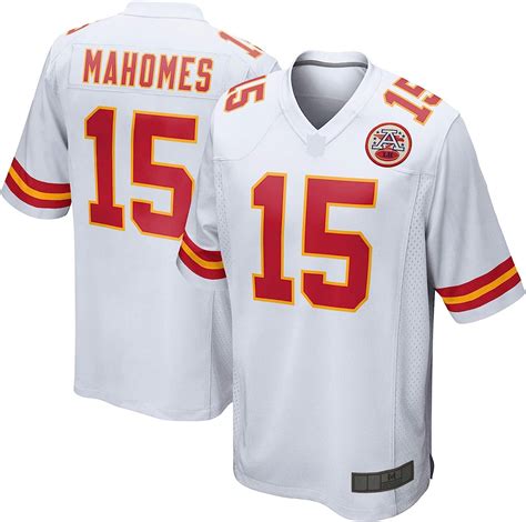 SBAN Maillot de football américain Patrick Kansas City # 15 blanc ...