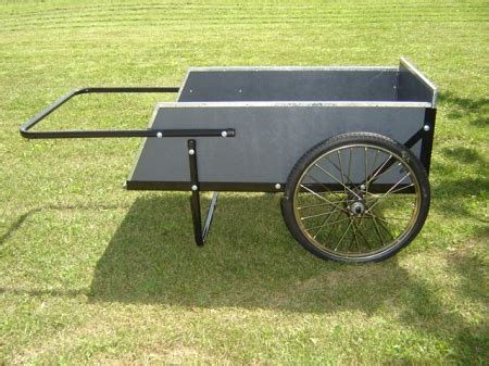 2-Wheel Wooden Garden Cart : ergonomic, durable large gardening cart