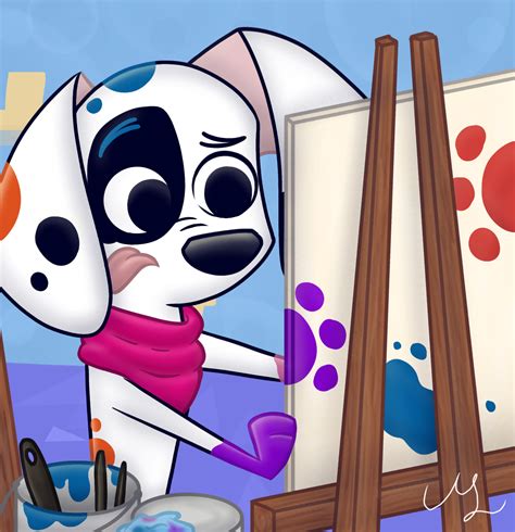 Artist Working - 101 Dalmatian Street by Ligjtspeedthepup on DeviantArt