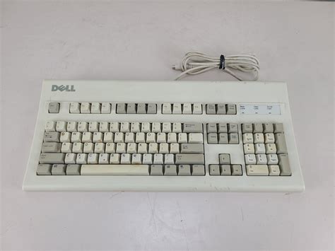 Vintage Dell Mechanical Keyboard AT101W Black Alps Switches