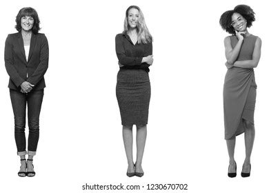 Group Women Black White Edition Stock Photo 1230670702 | Shutterstock