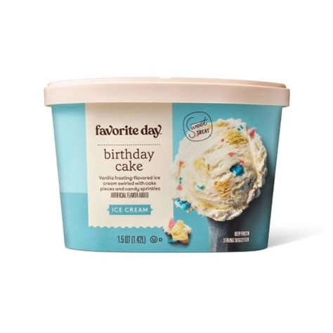 Birthday Cake Ice Cream - 1.5qt - Favorite Day™ : Target