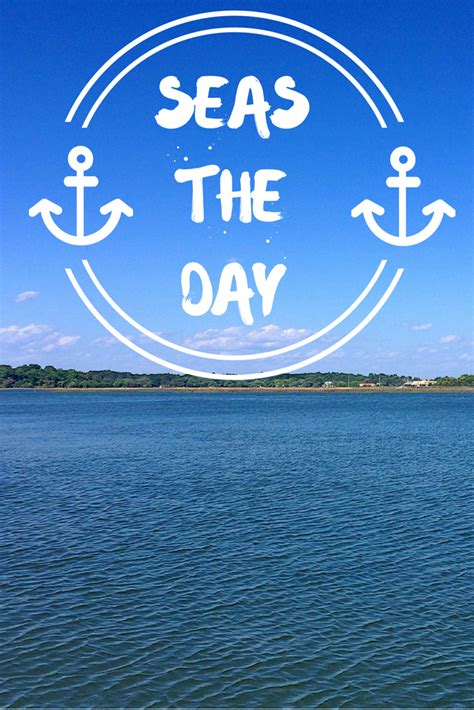 SEAS the day! #beach #ocean #quotes | Cruise quotes, Beach quotes ...