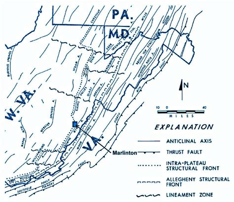 Devil's Backbone Map - West Virginia Explorer