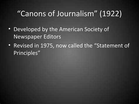 Journalistic Codes of Ethics | PPT