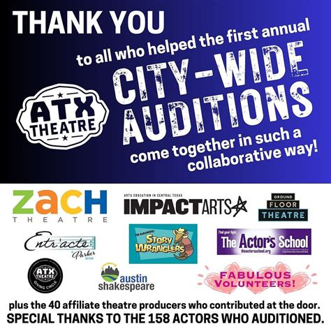 Citywide Auditions 2023 | ATX Theatre