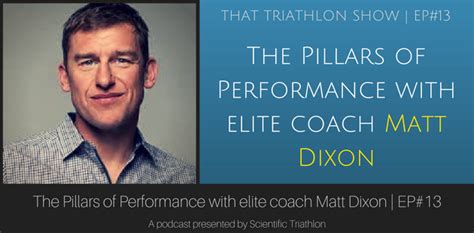 The Pillars of Performance with elite coach Matt Dixon | EP#13