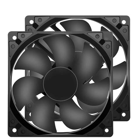 Amazon.com: Strong Quiet 12025 Ventilador de 4.724 x 4.724 x 0.984 in, 4.7 in, 4.724 in ...