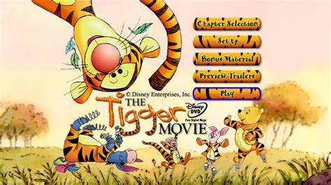 The Tigger Movie (2000) – DVD Menus