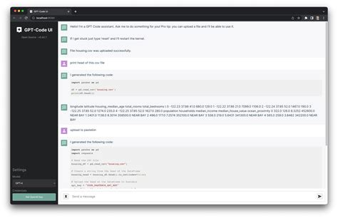 GPT-Code UI: Unveiling an Open Source Alternative to the ChatGPT Code Interpreter – Kanaries
