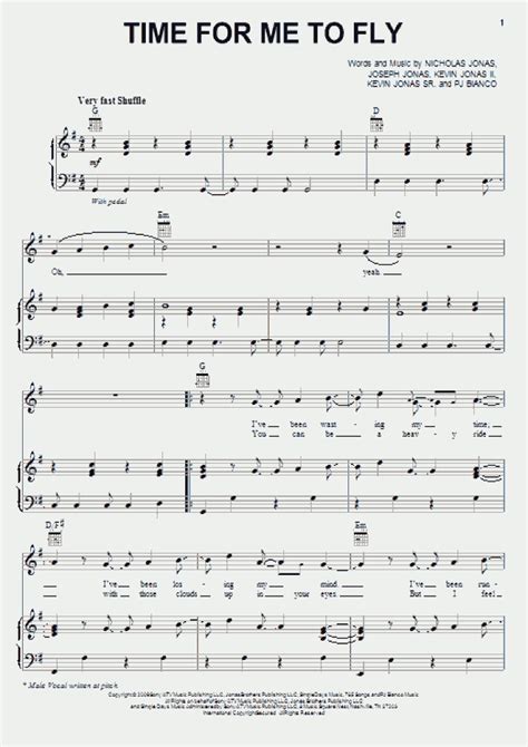 Time For Me To Fly Piano Sheet Music | OnlinePianist