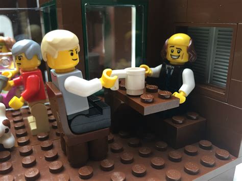 Lego Frasier and Niles at cafe Nervosa : r/Frasier