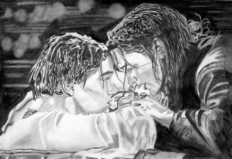 Titanic Rose And Jack Drawing