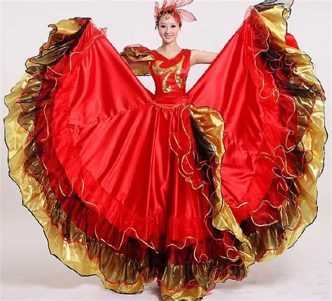 Women Flamenco Dance Dress Adult Paso Doble Dance Dress Flamenco ...