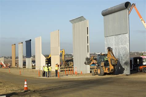 US-Mexico Borderwall Prototype Construction Complete | Architect ...