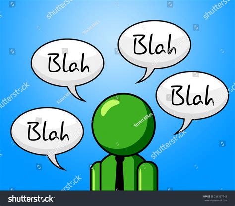 Blah Conversation Meaning Chit Chat Consultation Stock Illustration 226397743 | Shutterstock