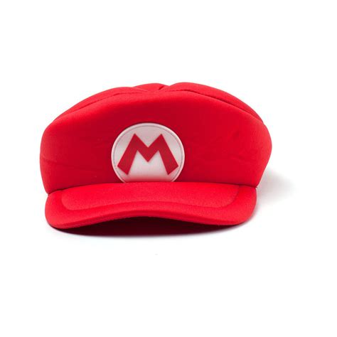 NINTENDO Super Mario Bros. Kids Mario Logo Curved Hat, Red ...