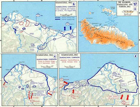 Guadalcanal Sea Battle Map