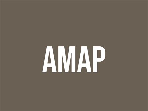 What Does Amap Mean? - Meaning, Uses and More - FluentSlang