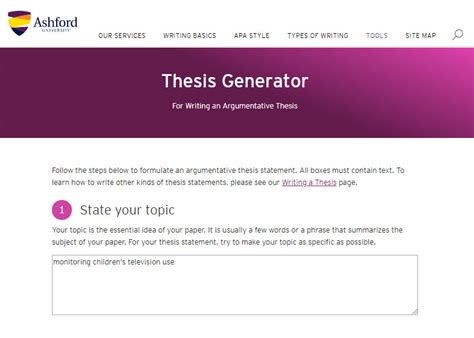 Best Online Thesis Generator & Statement Maker [Free]