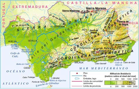 Andalucía está condicionada por el valle del Guadalquivir y por la existencia al norte de Sierra ...