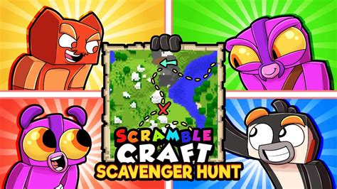 Scramble Craft SCAVENGER HUNT! (Minecraft) - YouTube