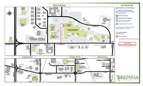 Maps & Directions | Magnolia Regional Health Center