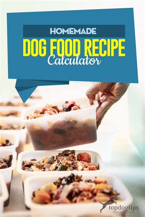 Homemade Dog Food Recipe Calculator