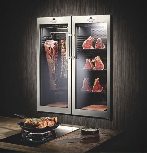 Home Dry Aging Fridge | Meat restaurant, Meat shop, Restaurant interior