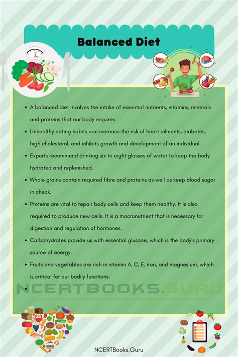 10 Lines on Balanced Diet for Students and Children in English - NCERT ...