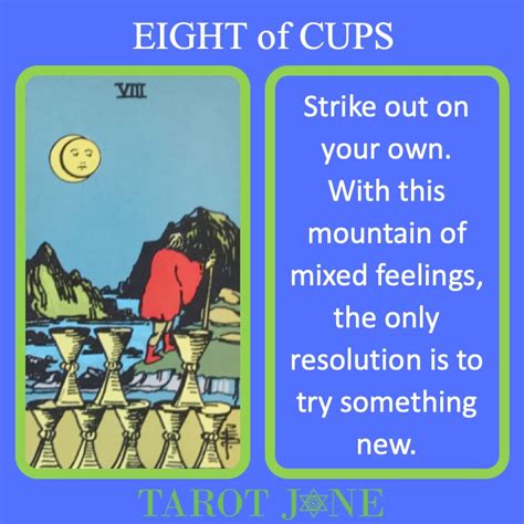 Eight of Cups - Tarot Jane