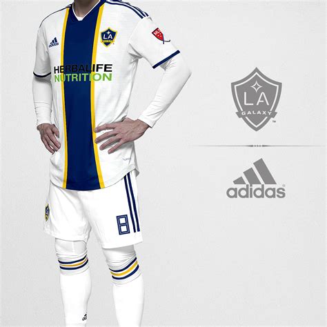 LA Galaxy x Adidas home kit