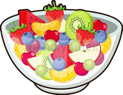 Cute Fruit Salad Cartoon 1000 x 1080 jpeg 132kb