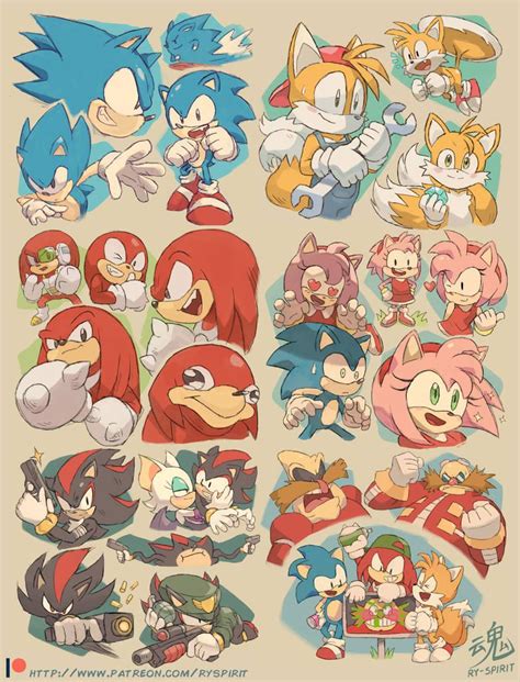 Sonic Week Sketches on Patreon! by Ry-Spirit on deviant art : r ...