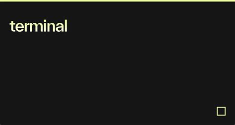 terminal - Codesandbox