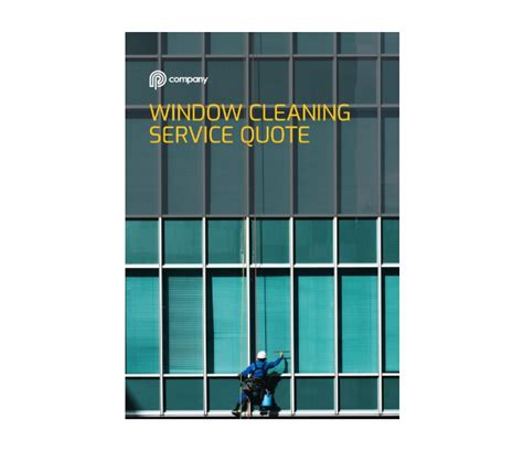 Window Cleaning Quote Template | Fresh Proposals | Fresh Proposals