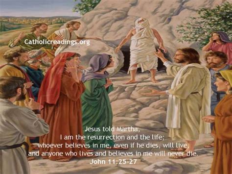 I Am the Resurrection and the Life; Whoever Believes in Me will Live - Bible Verse of the Day