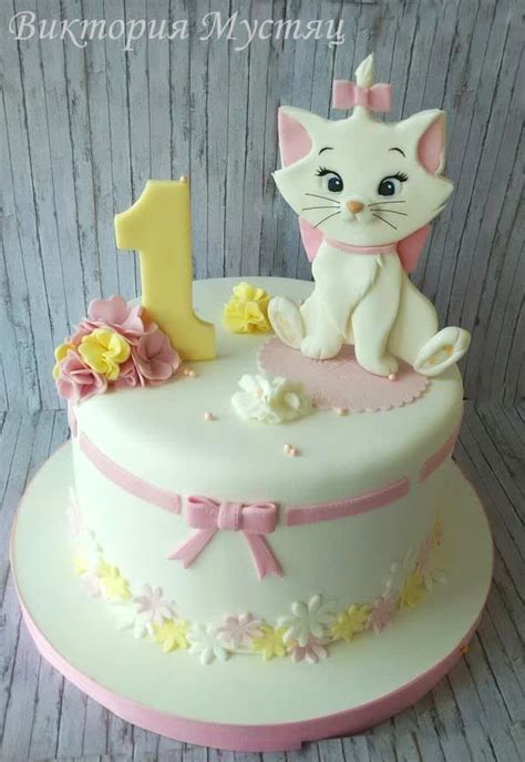 Marie aristocats - Cake by Victoria - CakesDecor | Birthday cake for ...