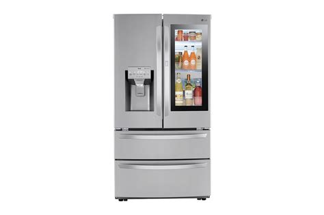 LG 28 cu ft. Smart InstaView® Door-in-Door® Double Freezer Refrigerator ...