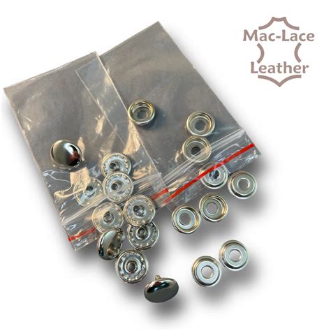 Press Studs Nickel Regular | Mac-Lace Leather | Buy Online