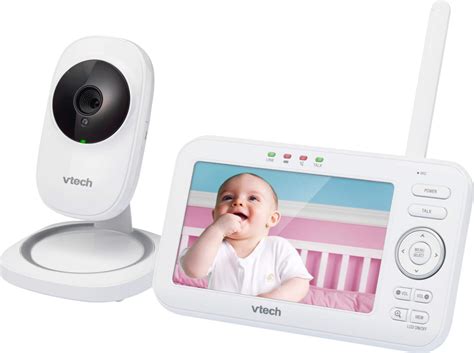 Best Buy: VTech Video Baby Monitor with Camera and 5" Screen White VM5251