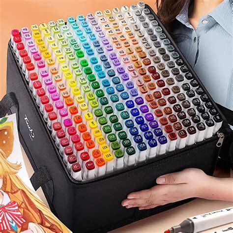 -80/168/262 Colors TOUCH Marker Pen Markers Set Sketch Set Manga Design ...