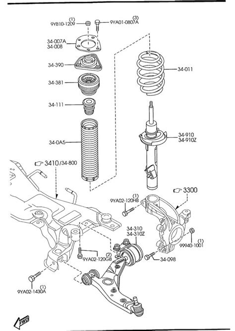 Mazda Mazda 3 Suspension Control Arm - C51334350 | Jim Ellis Mazda Parts, Atlanta GA