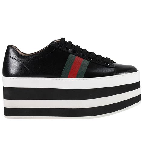 GUCCI: Shoes women | Sneakers Gucci Women Black | Sneakers Gucci 476783 ...