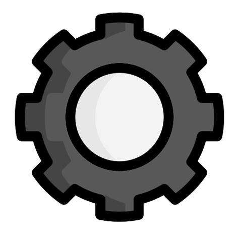 Cog Generic Outline Color icon