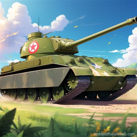 World War 2 Anime Tanks | Stable Diffusion Online