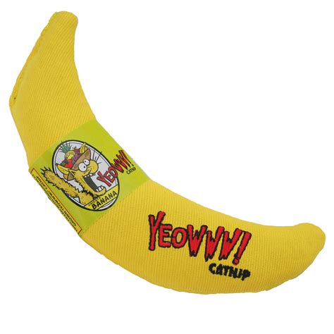 Amazon.com : Yeowww! Catnip Toy, Yellow Banana : Cat Toys : Pet Supplies