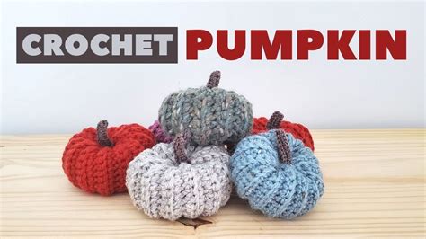 How to Crochet a PUMPKIN | Tutorial - YouTube