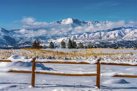 Pikes Peak Snow Day Photograph by Daniel Forster Photography