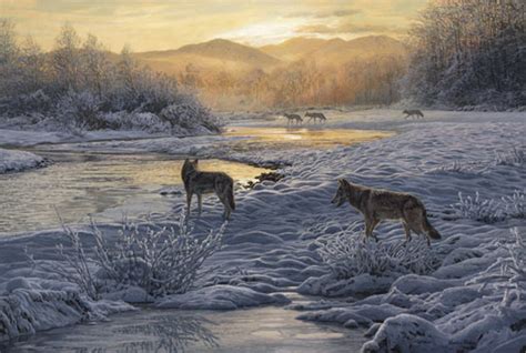 Wolves - Oil Painting Demonstration by artist Martin Ridley